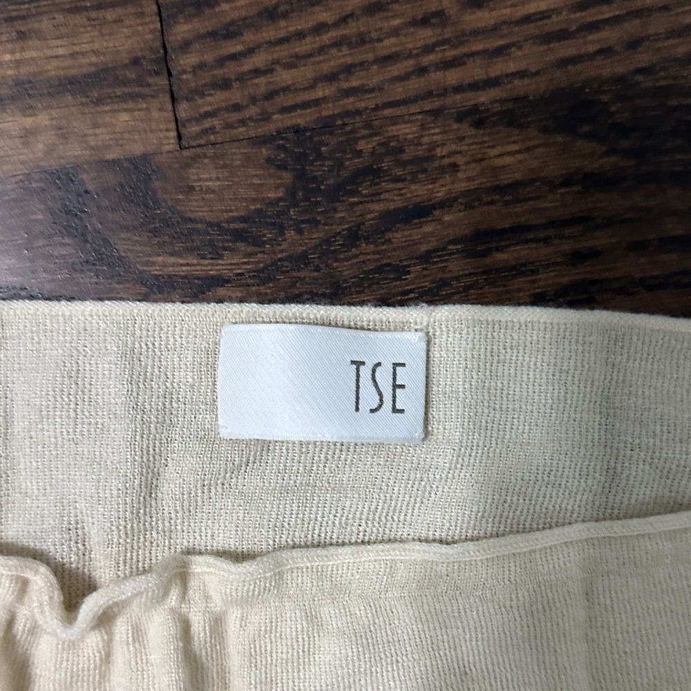 TSE Cream Long Sleeve Blouse - Picture 2 of 2
